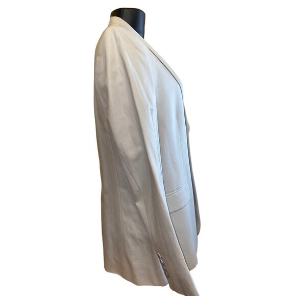 Calvin Klein Mens Beige Two-Button Suit Jacket Size L - Made In India - Picture 7 of 10